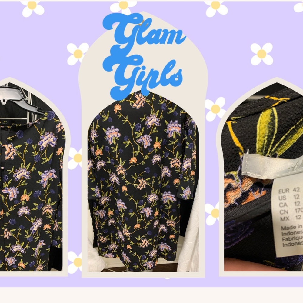 Ladies Dress Size 12 Floral print with pockets